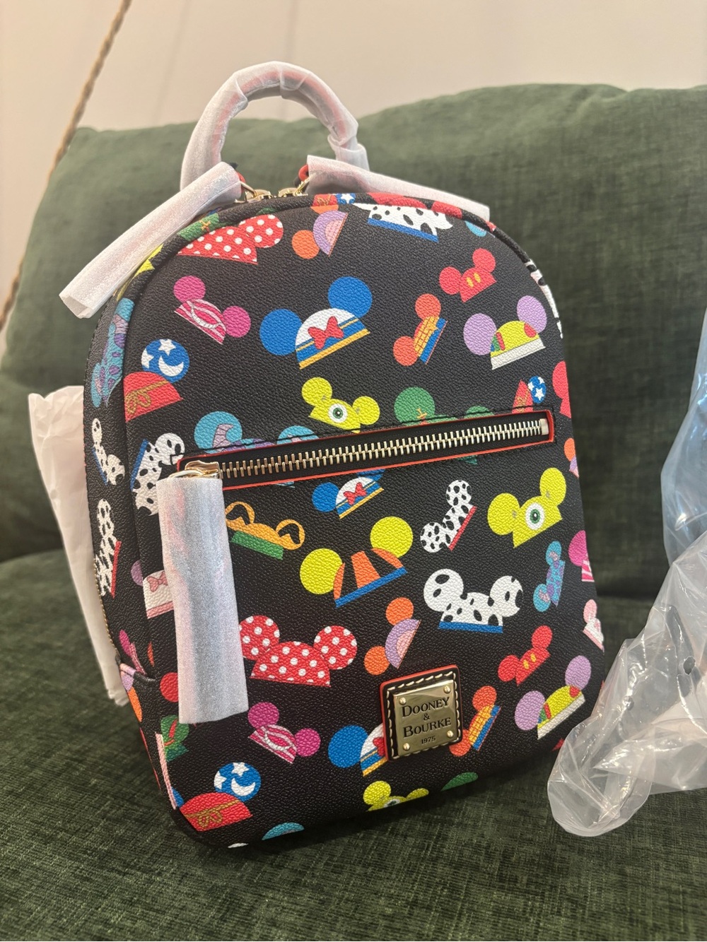 Dooney & Bourke Mickey Mouse Ear Hat backpack - Picture 4 of 9